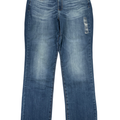 Sonoma Women's Medium Wash Curvy Straight Everyday Jeans - 14