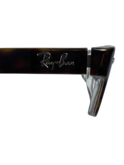 Ray-Ban Women's Black/Brown/Blue Tortoise Shell Optic Prescription Eyeglasses image 8