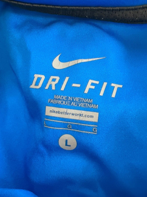 Nike Men's Blue Dri-Fit Legacy Short Sleeve Athletic Shirt - L image 3