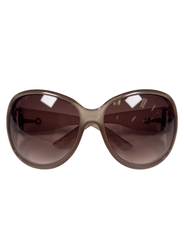 Gucci Women's Purple/Truffle Beige Gradient 2942 Sunglasses W/ Case image 2