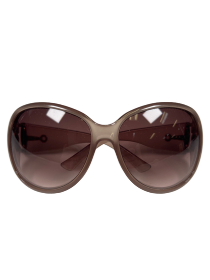 Gucci Women's Purple/Truffle Beige Gradient 2942 Sunglasses W/ Case image 2