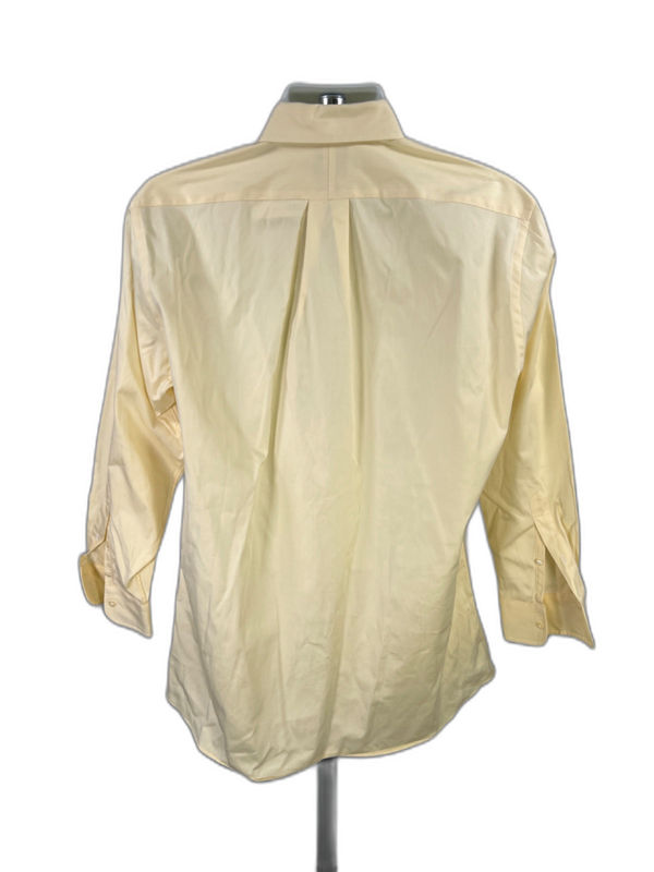 Jos A Bank Men's Yellow Long Sleeve Button Up Dress Shirt - 15.5/32 image 2