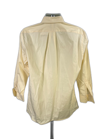 Jos A Bank Men's Yellow Long Sleeve Button Up Dress Shirt - 15.5/32 image 2