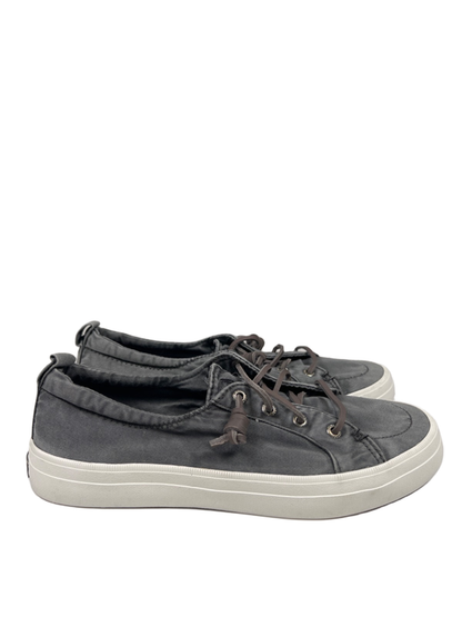 Sperry Women's Gray Crest Vibe Slip On Boat Shoes - 8
