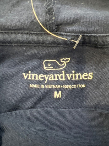 Vineyard Vines Men's Blue Graphic Long Sleeve Hooded Shirt - M image 3