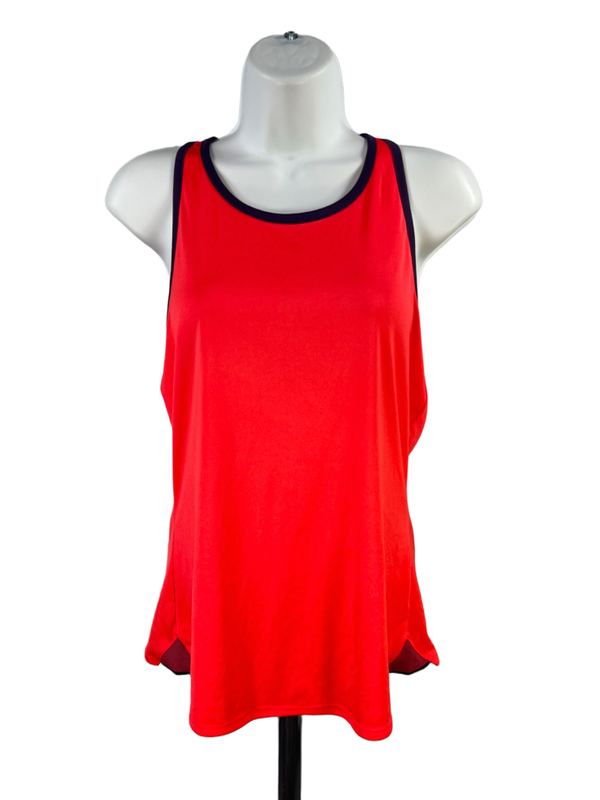 Adidas Women's Pink Climalite Racerback Sleeveless Athletic Tank Top - L