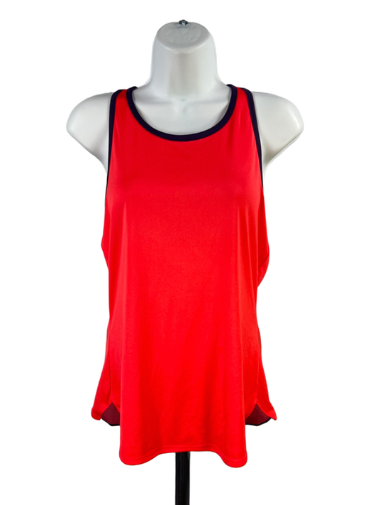 Adidas Women's Pink Climalite Racerback Sleeveless Athletic Tank Top - L