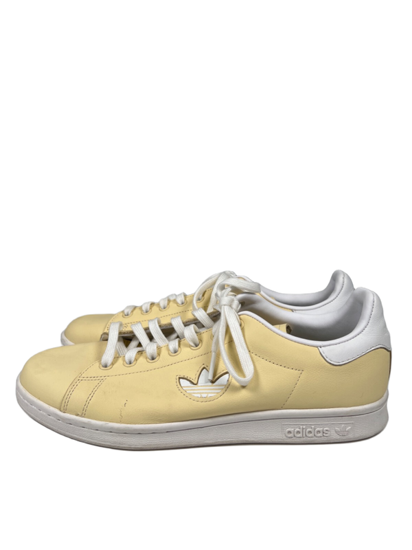 Adidas Men's Yellow/White Stan Smith Easy Yellow Lace Up Sneakers - 9.5 image 5