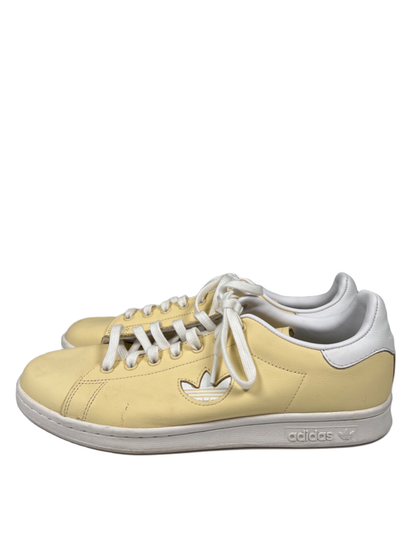 Adidas Men's Yellow/White Stan Smith Easy Yellow Lace Up Sneakers - 9.5 image 5