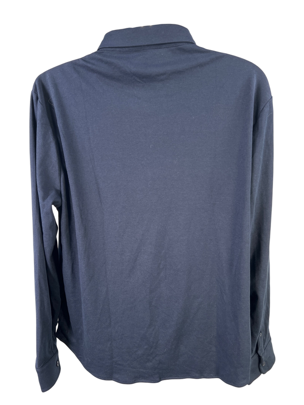 Calvin Klein Men's Blue Long Sleeve Button Up Collared Shirt - XL image 2