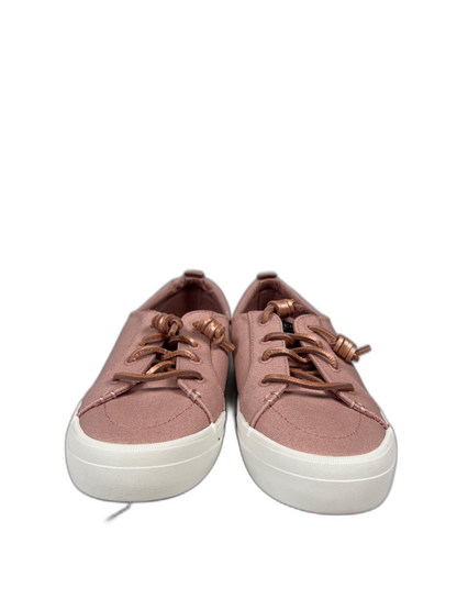 Sperry Women's Pink Metallic Canvas Crest Vibe Sneakers  - 8.5W image 2