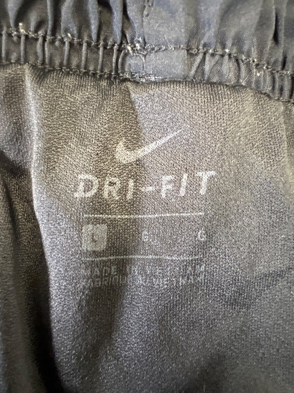 Nike Women's Black/White Dri-Fit Vented Pull On Lined Athletic Shorts - L image 3