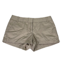 J Crew Women's Tan 100% Cotton Chino Broken-In Shorts - 8