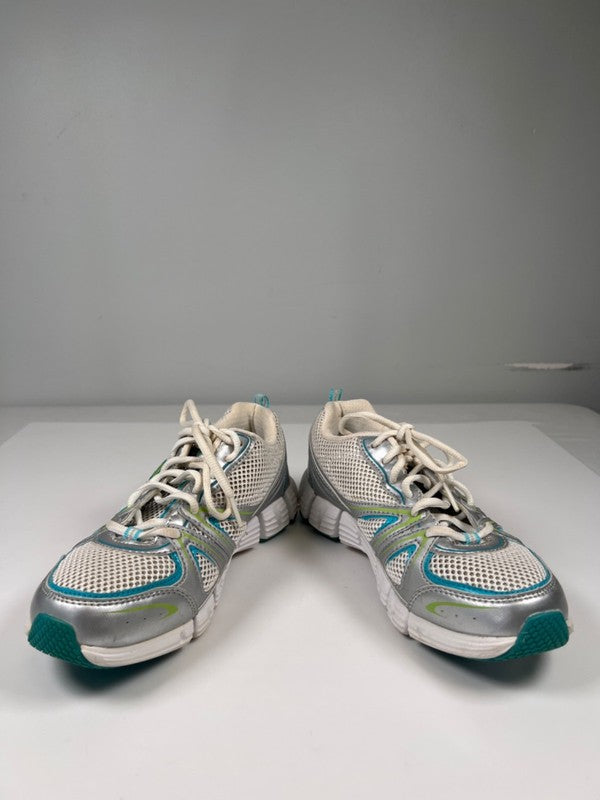 Skechers Women's White/Blue Sport Lace Up Athletic Sneakers - 7 image 6
