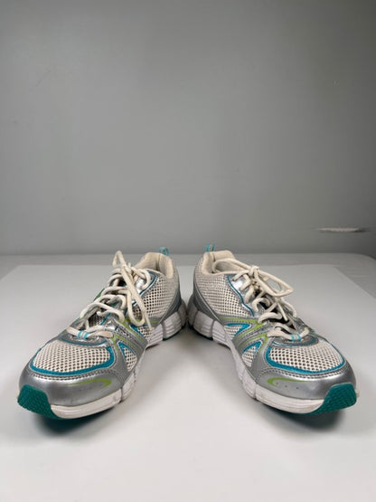 Skechers Women's White/Blue Sport Lace Up Athletic Sneakers - 7 image 6