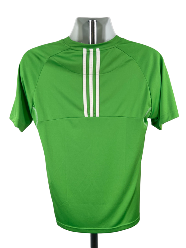 Adidas Men's Green/White Short Sleeve Athletic Performance Shirt - S image 2