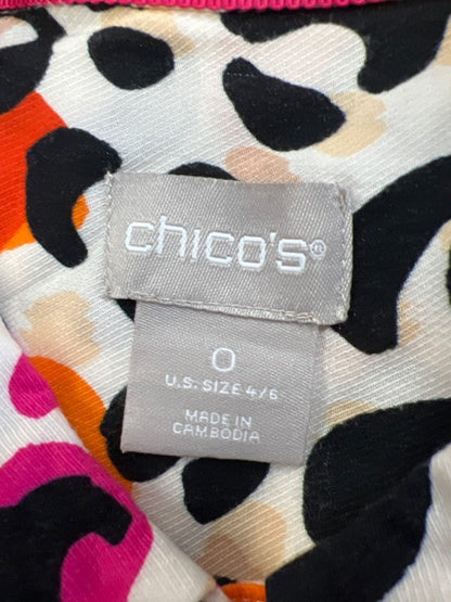 Chico's Women's Multicolor Long Sleeve Button Up Shirt - 0/US 4 image 3