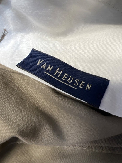 Van Heusen Men's Khaki Classic Relaxed Fit Pleated Front Pants - 36x32 image 3