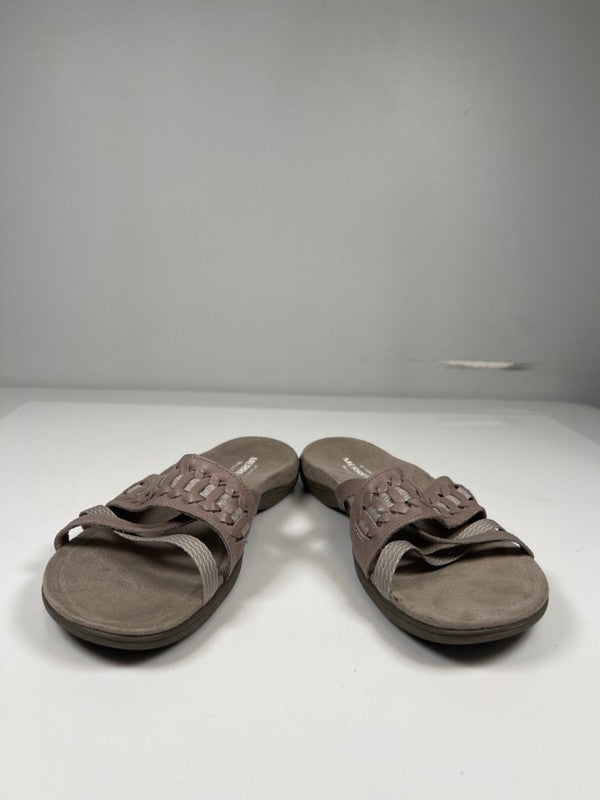 Merrell Women's Gray Moon Strappy Slide On Sandals - 8 image 6