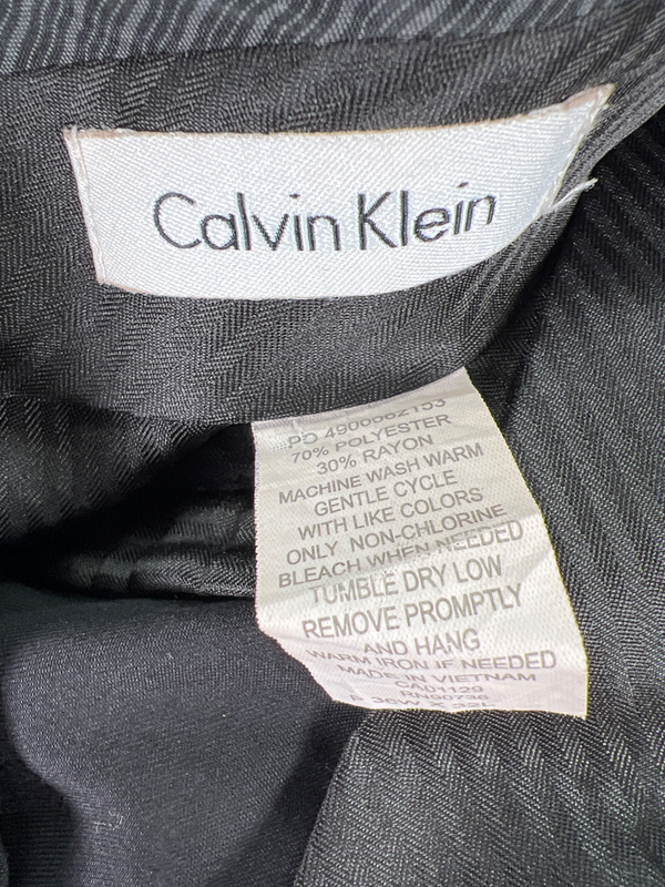 Calvin Klein Men's Black Straight Leg Dress Pants - 36x32 image 3