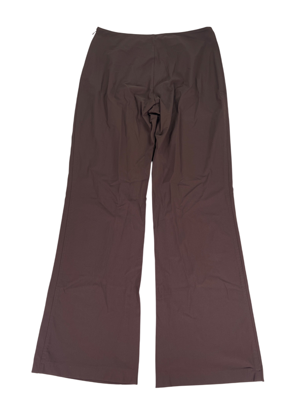 Wolford Women's Brown Side Zip Trouser Dress Pants - 42/US 12 image 2