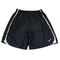 Nike Men's Black/White Dri-Fit Vented Pull On Athletic Shorts - M