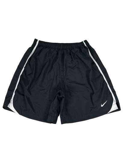 Nike Men's Black/White Dri-Fit Vented Pull On Athletic Shorts - M