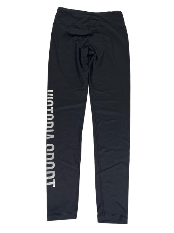 Victoria's Secret Sport Women's Black Knockout Tight Logo Athletic Leggings - S image 2