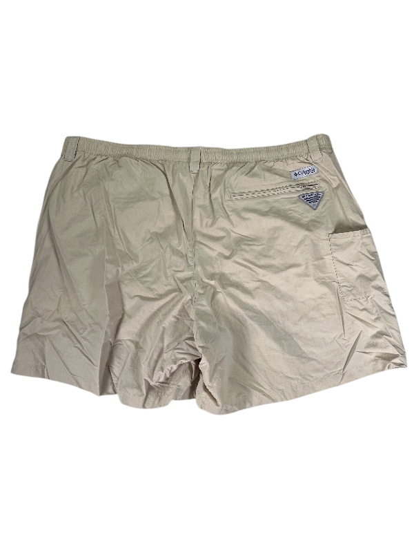 Columbia Men's Beige Mesh Lined Omni-Shade Active Shorts - XXL image 2