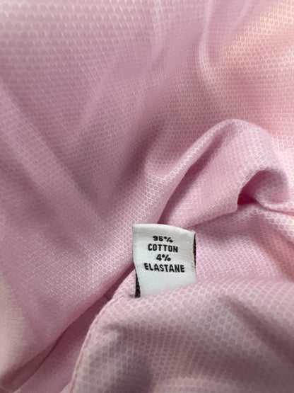 Calvin Klein Men's Pink Steel+ Long Sleeve Button Up Shirt - 17/XL image 4