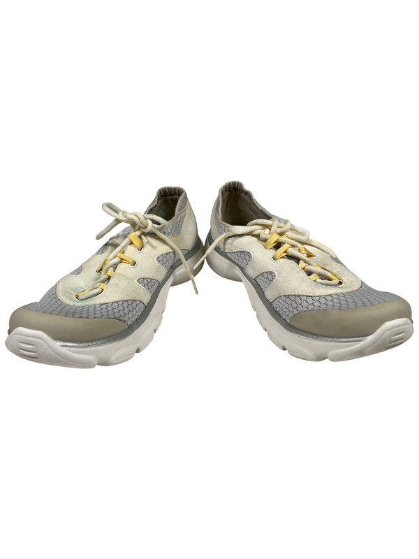 Naturalizer Bzees Women's Gray/Ivory Picnic Lace Up Casual Sneakers - 10 image 6