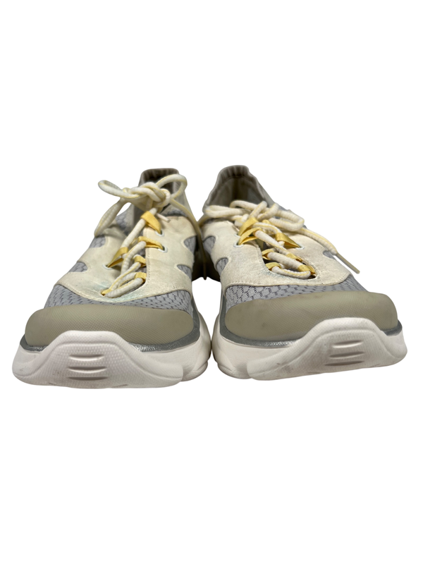 Naturalizer Bzees Women's Gray/Ivory Picnic Lace Up Casual Sneakers - 10 image 2
