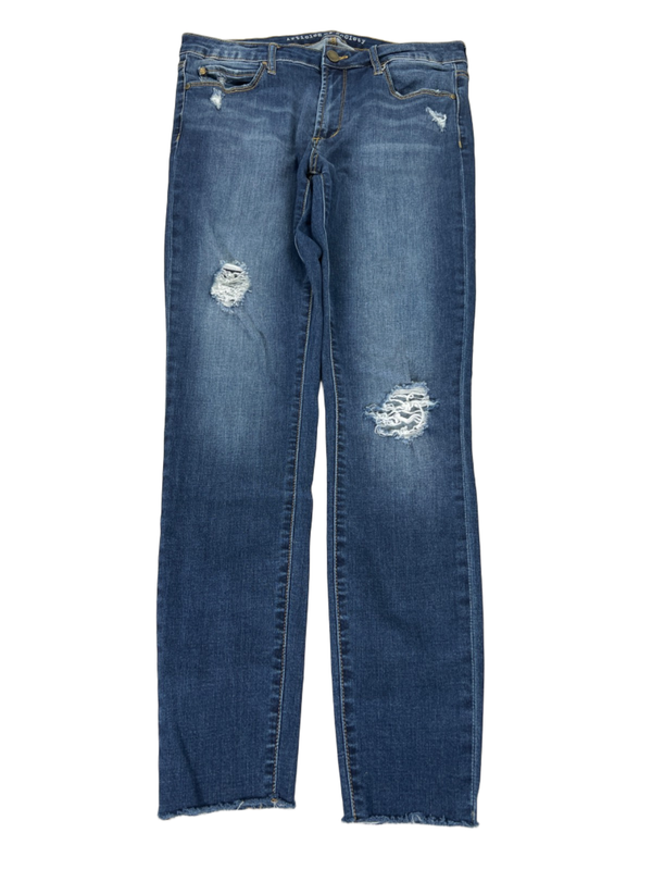 Articles of Society Women's Medium Wash Ripped Distressed Skinny Jeans - 30