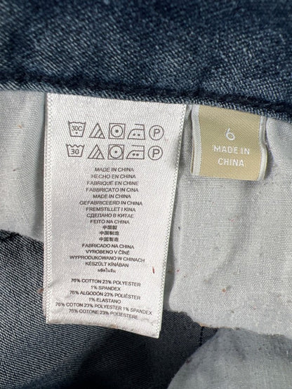 Michael Kors Women's Medium Wash Cotton Blend Skinny Denim Jeans - 6 image 4