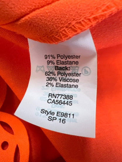J.Crew Women's Orange Laser Cut Sleeveless Sheath Dress - 0 image 4