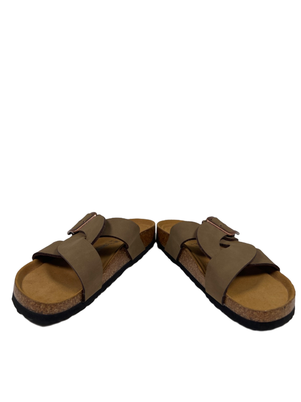 Aerothotic Women's Brown Suede Kai Cork Recovery Adjustable Sandals - 38/US 8 image 6