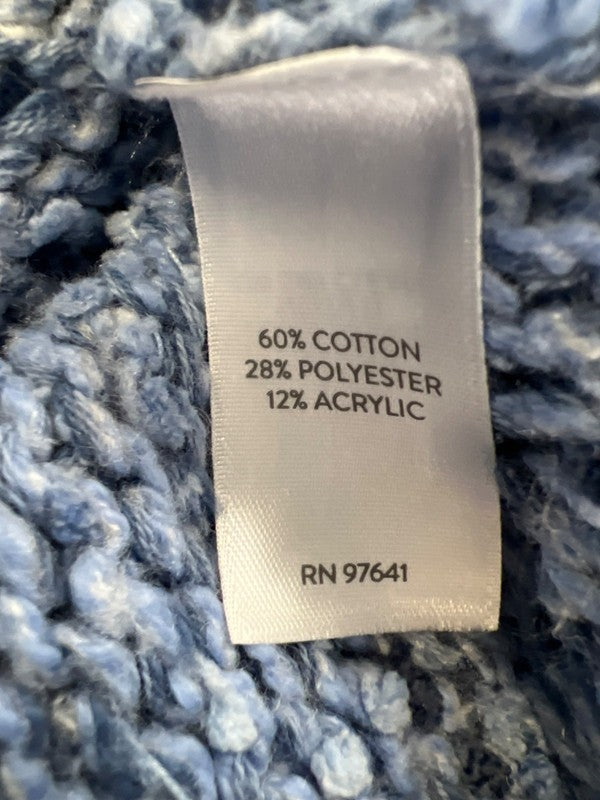 J.Jill Women's Blue Long Sleeve One Button Cardigan Sweater - XS image 4