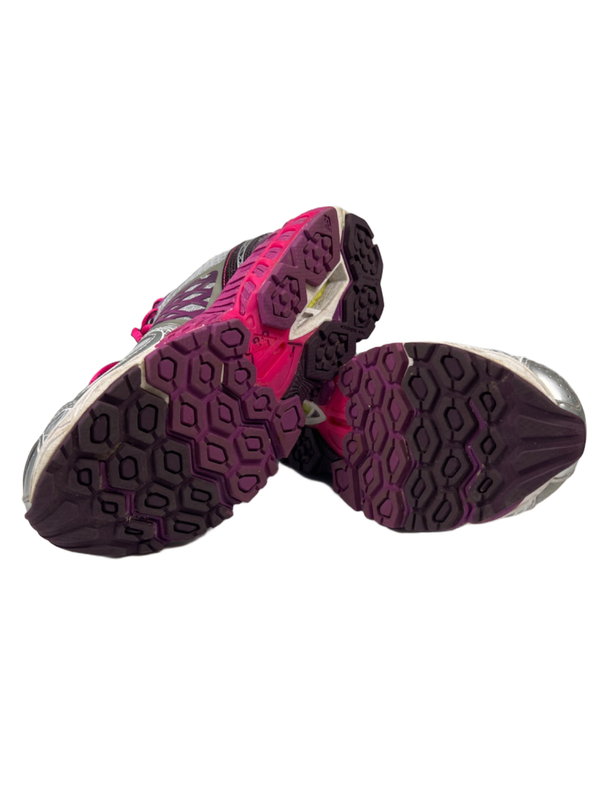 New Balance Women's Gray/Purple Lace Up B40v2 Running Shoes - 7.5 image 7