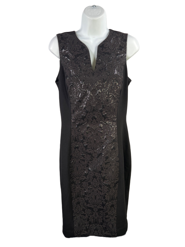 White House Black Market Women''s Black Sleeveless Sheath Dress - 8