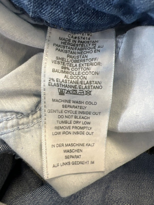 True Religion Women's Light Wash Starr Bite Out Cropped Distressed Jeans - 29 image 4