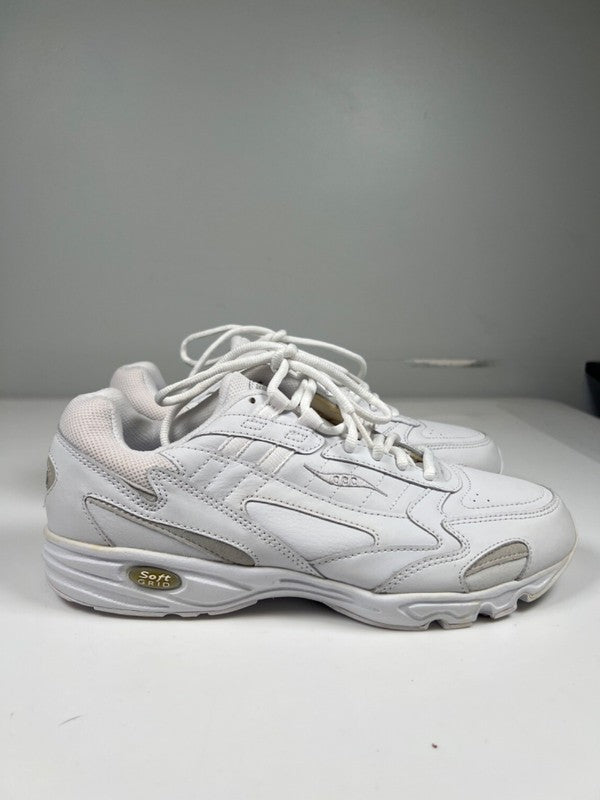 Saucony Women's White Soft Grid Running Sneakers - 10 Wide