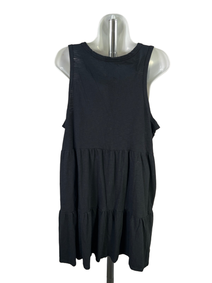 GAP Women's Black Tiered A-Line Sleeveless Mini Dress - XL image 2