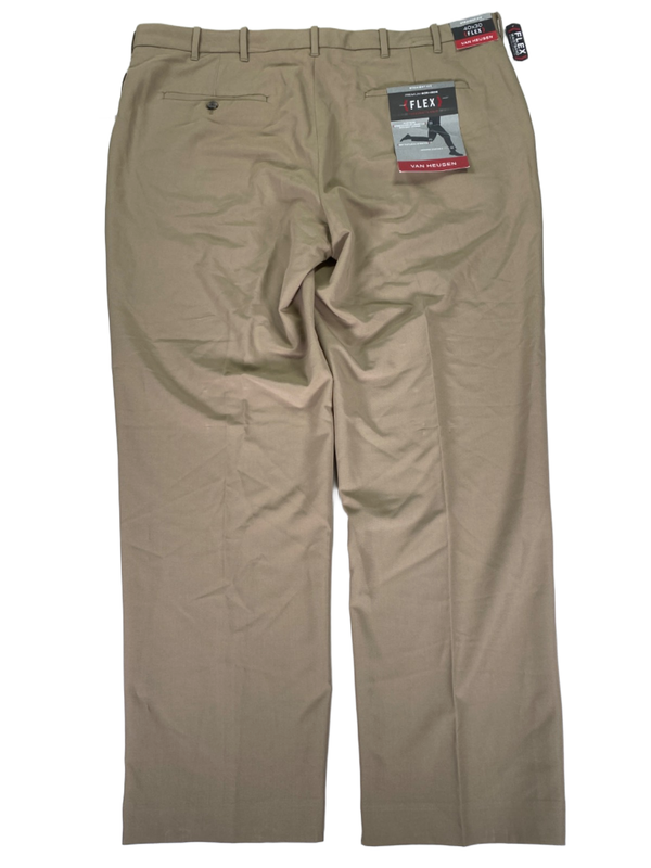 Van Heusen Men's Tan Straight Fit Flex Performance Pants - 40 image 2