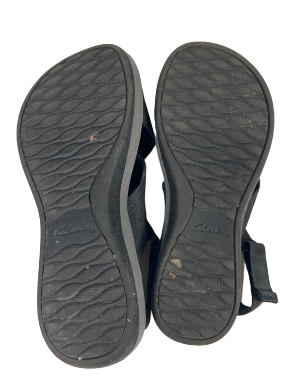 Clarks Cloudsteppers Women's Black Slingback Open Toe Sandals - 7.5 image 7