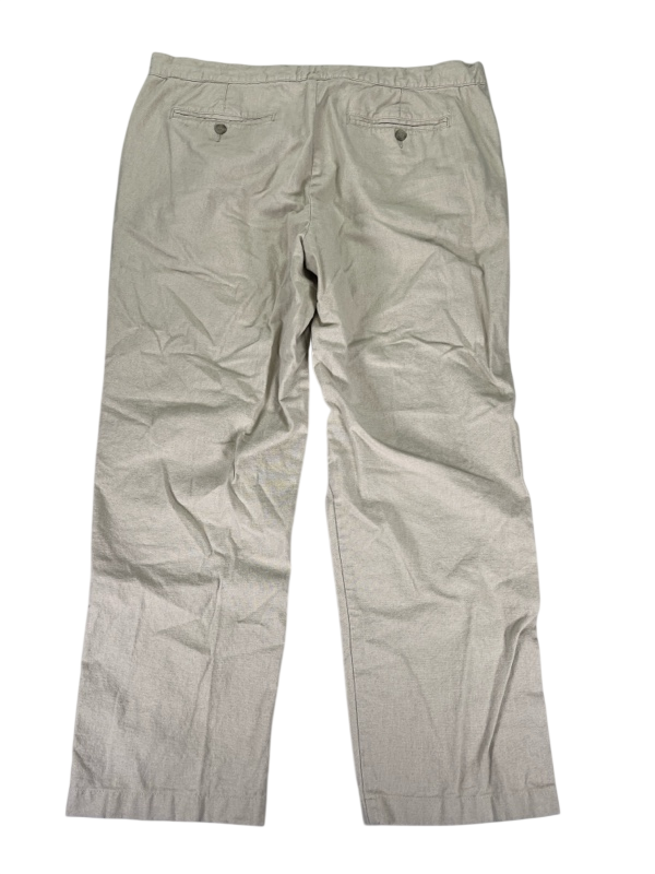 Marc Anthony Men's Beige Linen Blend Slim Fit Pants - 38x30 image 2