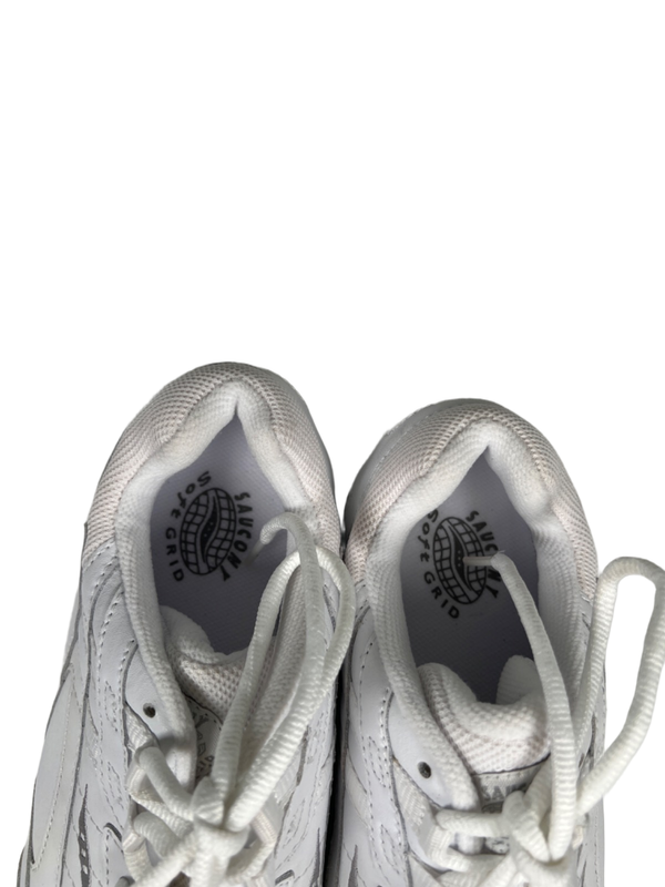 Saucony Women's White Soft Grid Running Sneakers - 10 Wide image 3