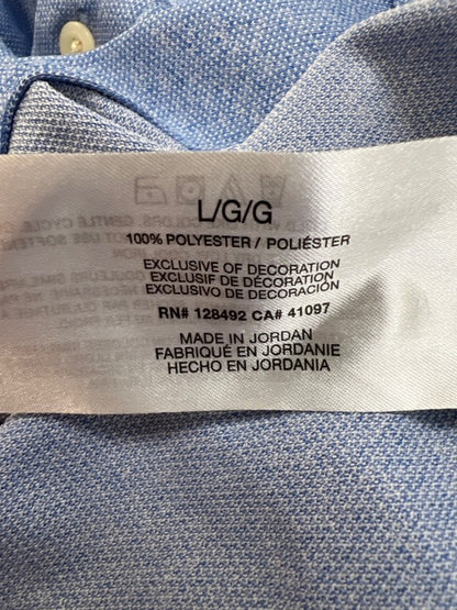 Greg Norman Men's Blue Short Sleeve Button Up Shirt - L image 4
