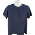 Michael Kors Men's Blue Short Sleeve Logo Front T-Shirt - L