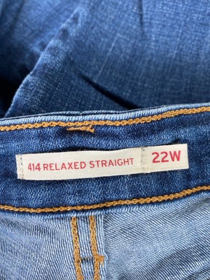 Levi's Men's Medium Wash 414 Relaxed Straight Fit Denim Jeans - 22 image 3