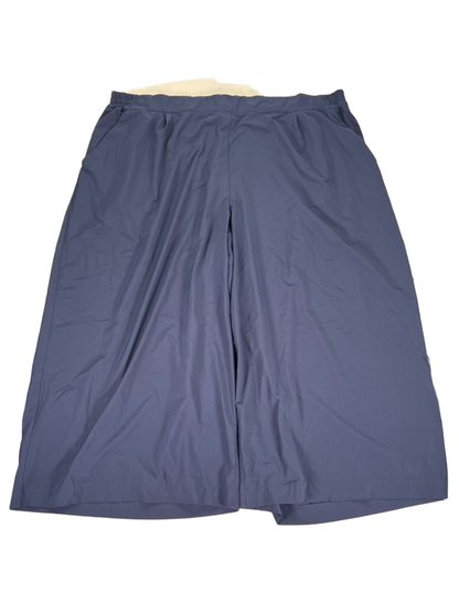 Athleta Women's Blue Brooklyn Wide Leg Pull On Crop Pants - 26